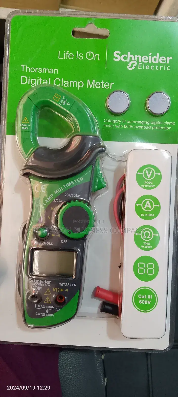 Original Digital Clamp Meter Schneider