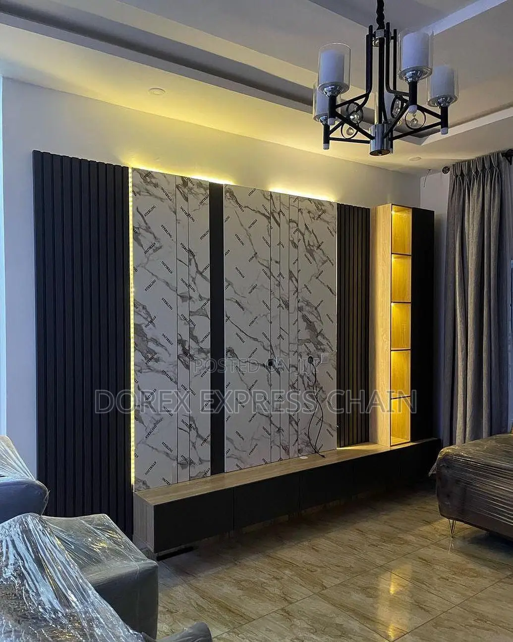 Chic TV Consoles With Customizable LED Lighting