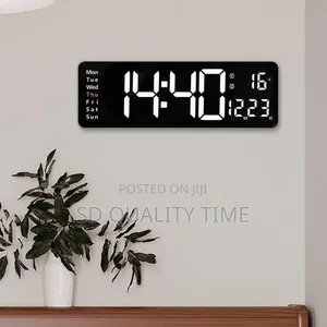 Led Digital Wall Clock Timer With Remote Control