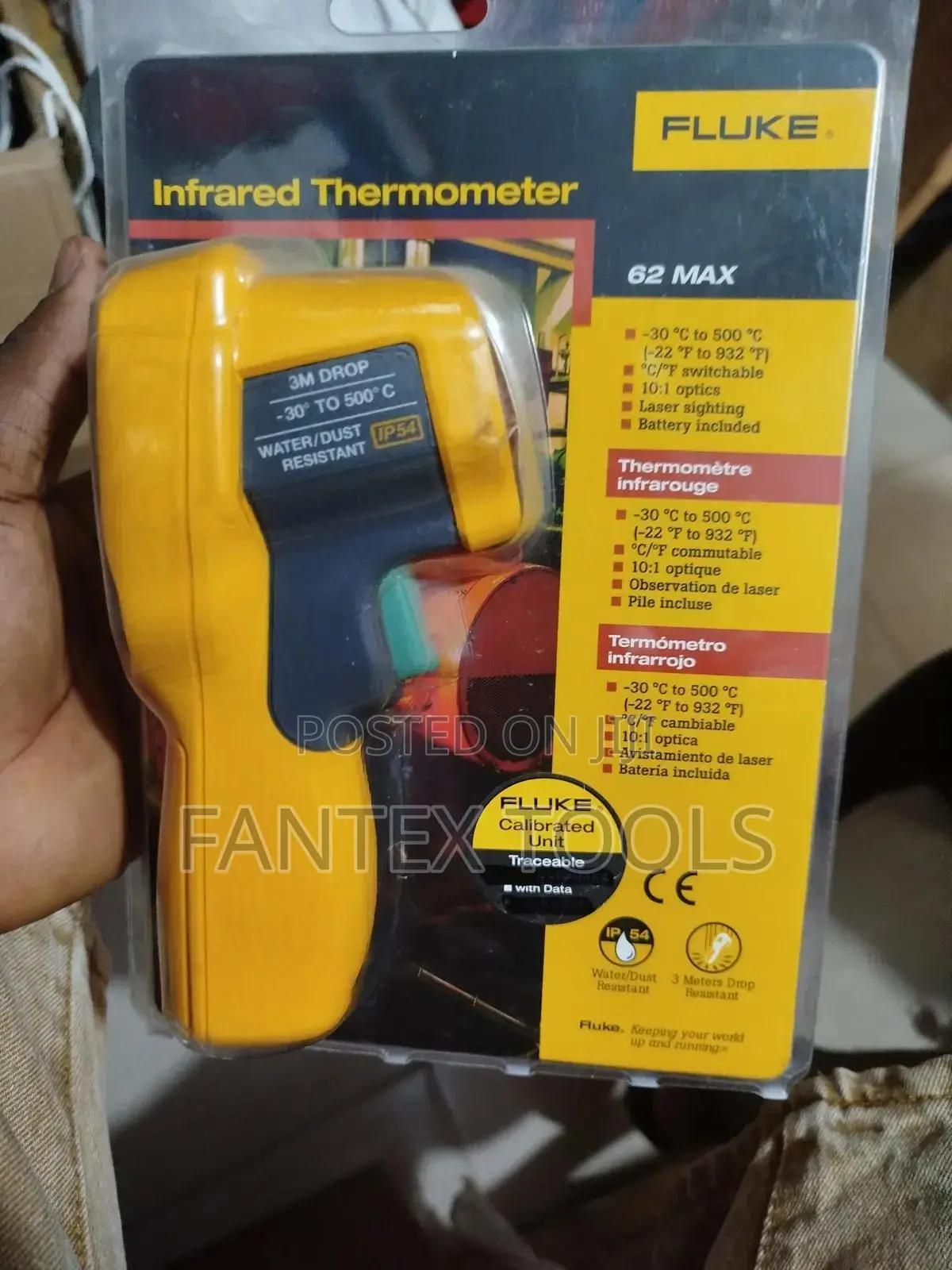 Infrared Thermometer Fluke 62 Max