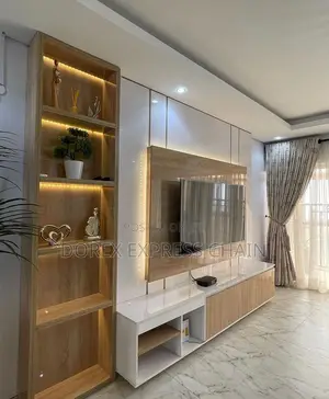 Unique TV Console With a Touch of Elegance