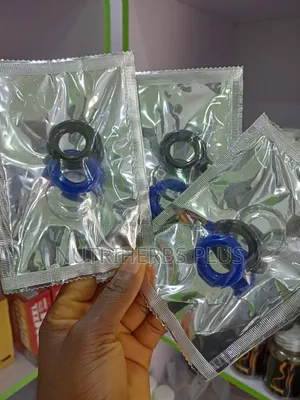 Super Elastic Erection Enhancing Beaded Penis Cock Rings Set