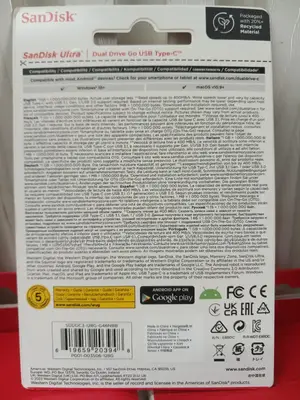 Sandisk Ultra Dual Drive Go Usb Type-C ( 128gb )