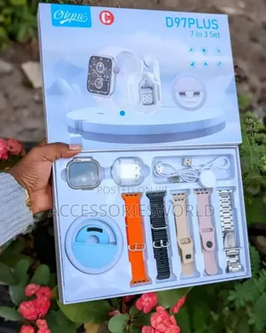 D97 Plus Smart Watch +TWS Earbuds Mobile Phone Light