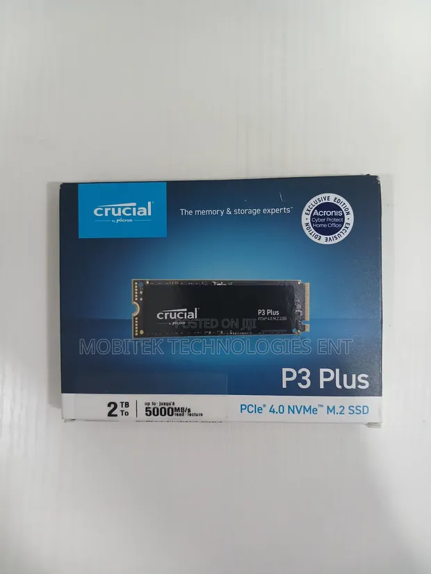 2tb Crucial P3 Plus Ssd Nvme Pcie 4.0 Gen4 X4 Solid Drive for sale