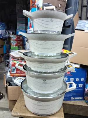 5 Set Granite Nonstick Pot