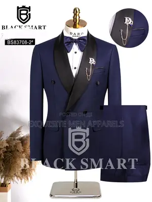 Shawl Lapel Black Smart Turkish Tuxedo Suit for Men
