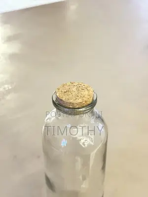 Glass Bottle With Wooden Cork