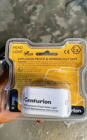 Centurion EX-2980 ATEX Intrinsically Safe Head Light