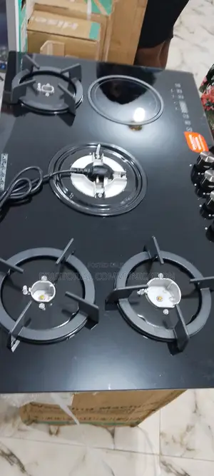 Polystar Inverter 4 Gas Burner and 1 Electric Gas Hob