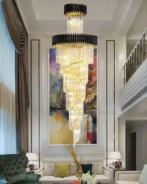 Crystal Chandelier Staircase Light Available Now Black Gold