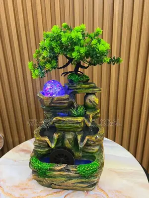 Table Top Water Fountain With Led Light