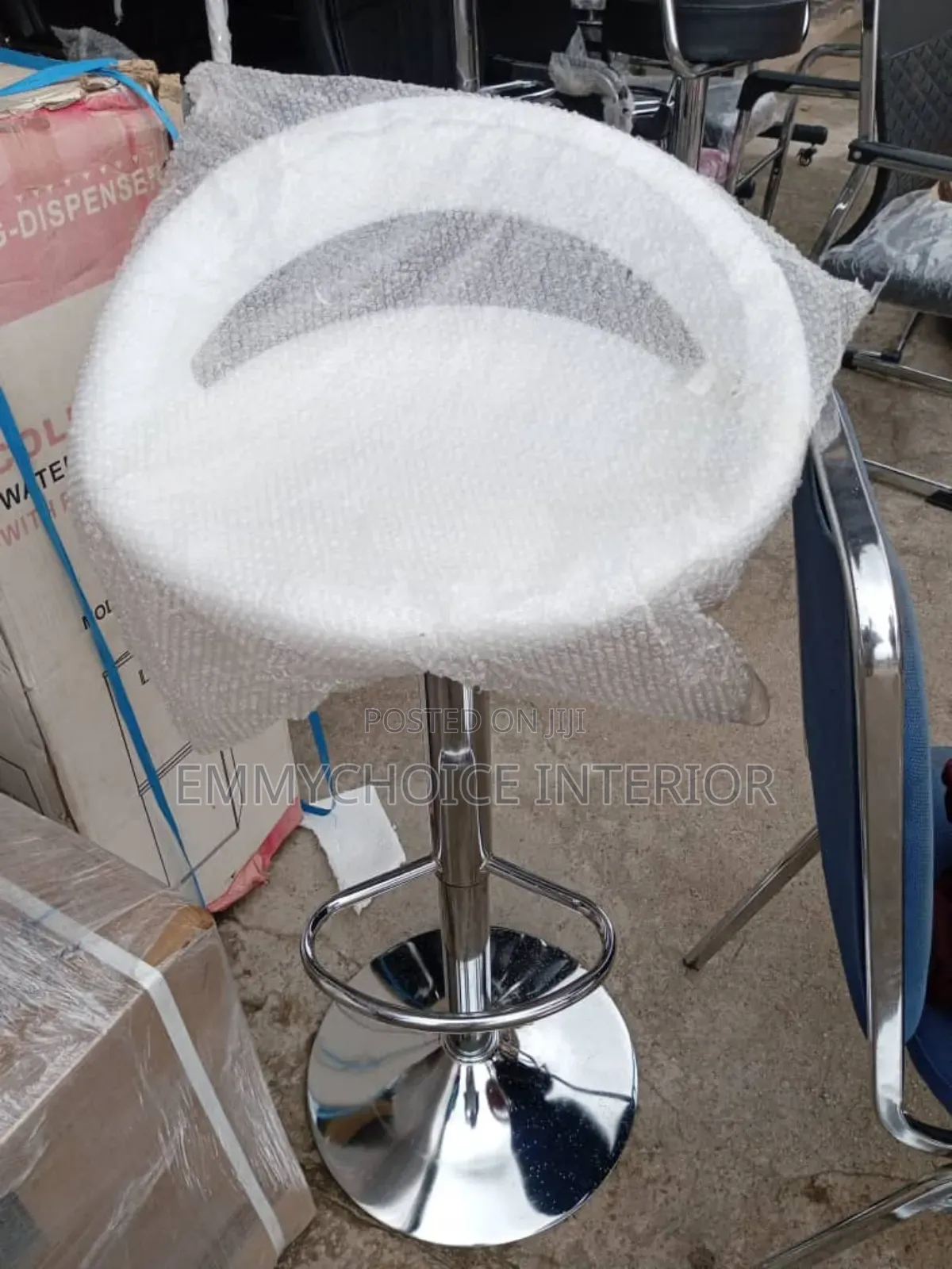 Bar Stool White