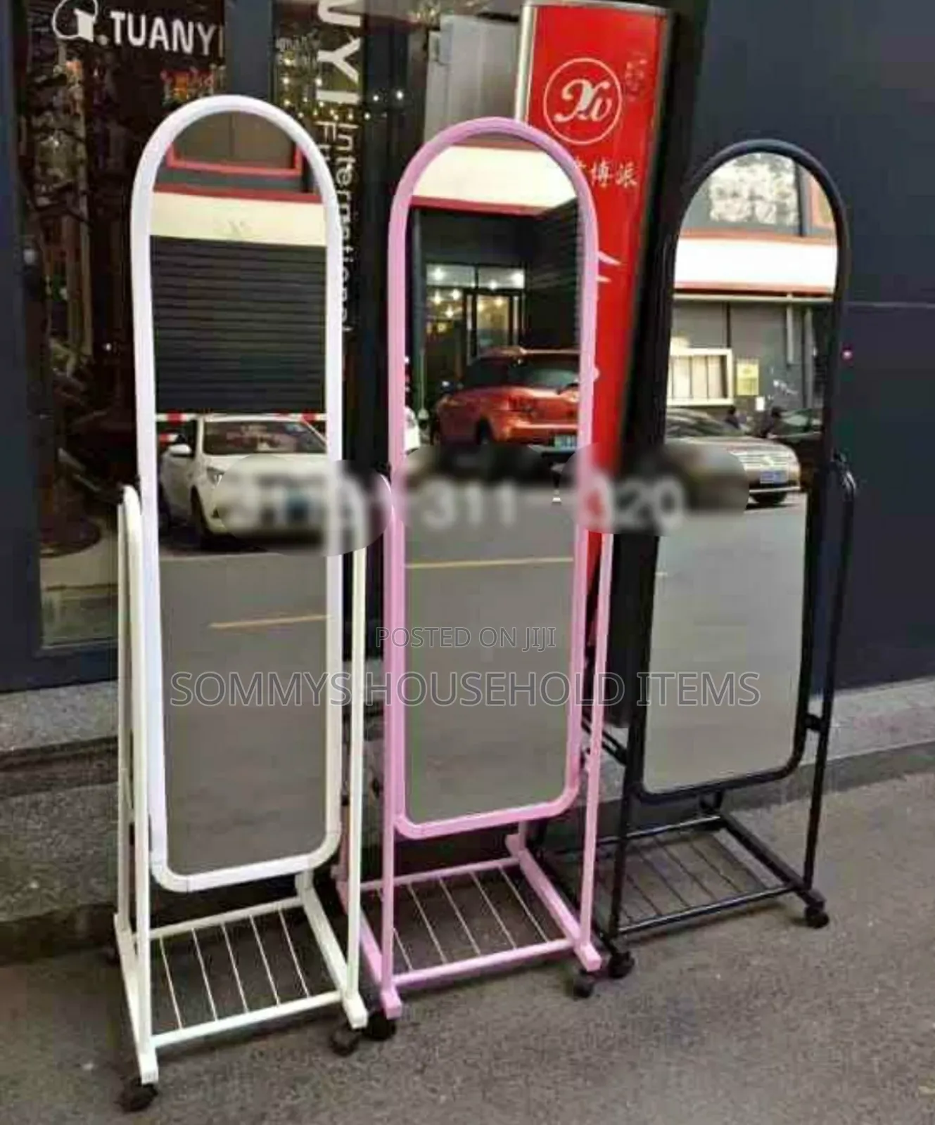 Movable Standing Dressing Mirror
