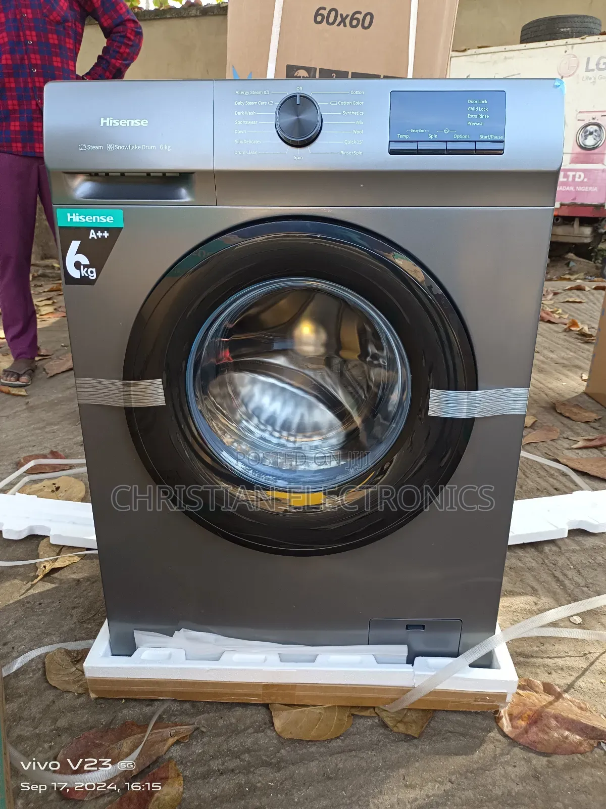 Hisense 6kg Front Loader Automatic Washing Machine Brand New