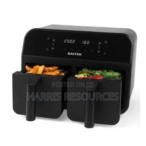 9 Litres Double Drawer Digital Air Fryer