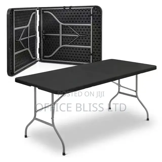 5ft Rectangular 6 - 8 Seater FOLDING Plastic Table