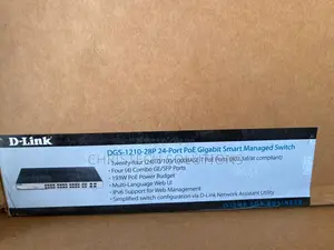 Gigabit and Poe Switch 24-Port With 4 Port Fiber - 1210-28p