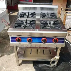 4 Burner Industrial Gas Cooker