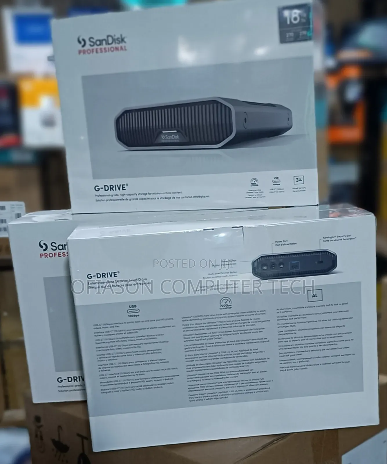 Sandisk Professional G-Drive Pro 18TB