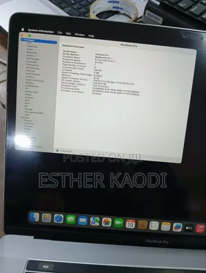 Laptop Apple MacBook 2018 16GB Intel Core I7 SSD 512GB