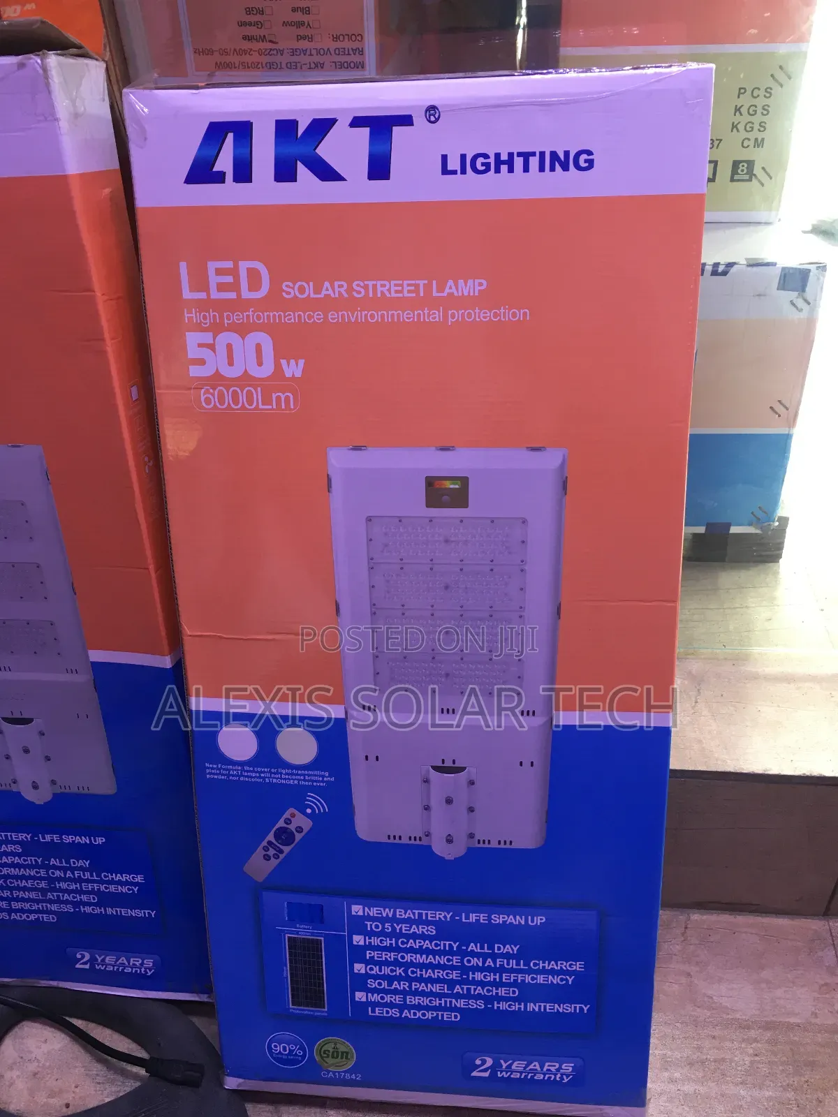 AKT 500watts Solar Street Light