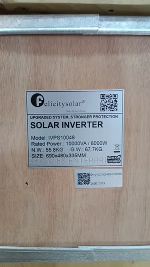 10kva 48v Ivps Felicity Inverter Pure Sine Wave