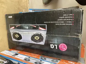 LG Stainless Gas Double Burner