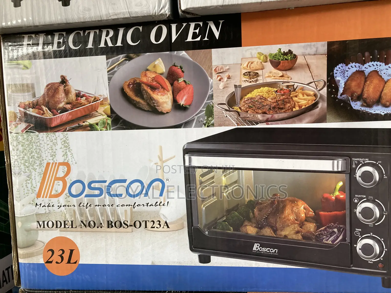 Boscon Electric Oven 23l Capacity