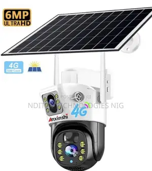 6mp Auto Tracking Solar Ptz Camera