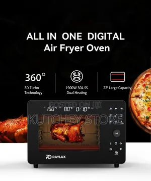 Raylux Premium Air-Fryer With Dehydrator, Oven Grill - 22 L