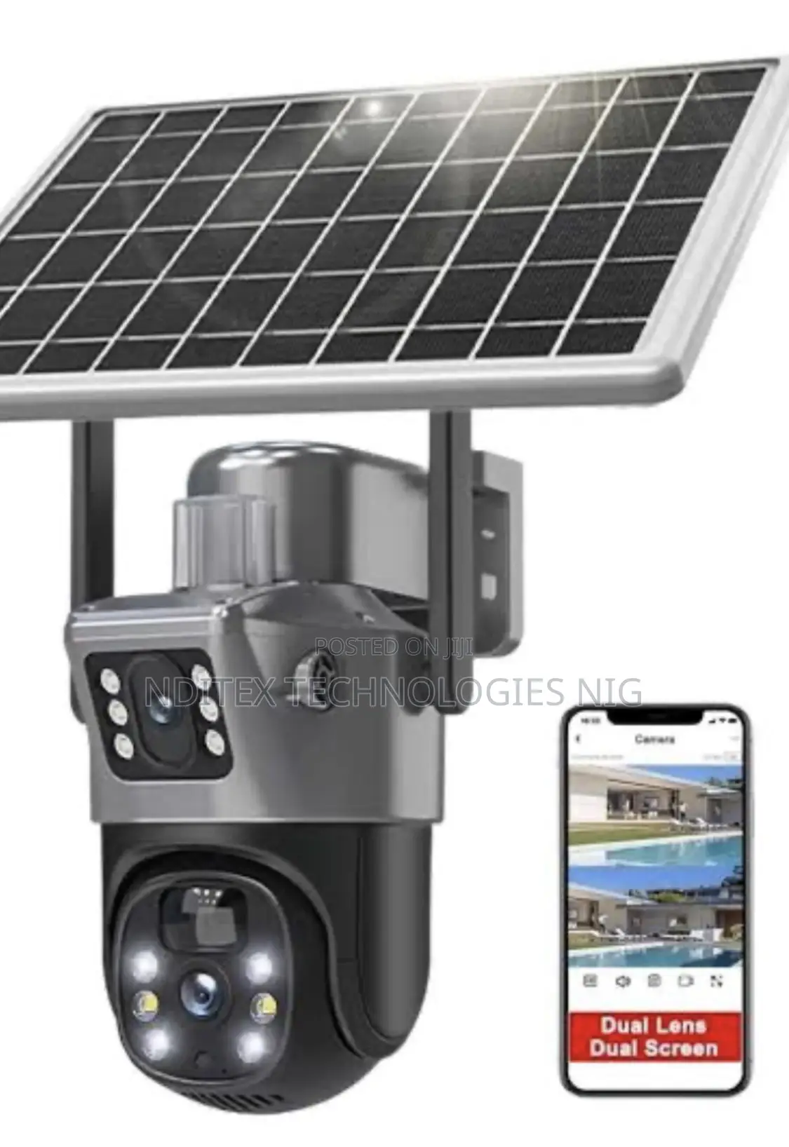 6mp Auto Tracking Solar Ptz Camera