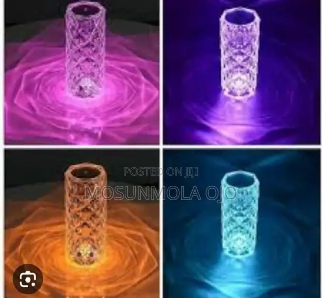Rechargeable USB Crystal Table Touch Lamp