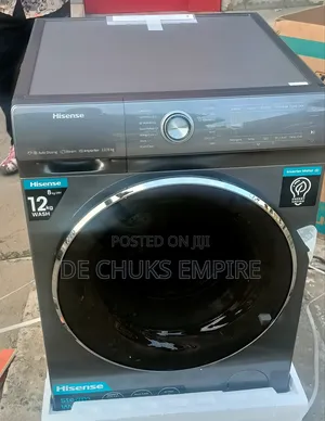 >Hisense (12/8kg)Washer Dryer Front Loader Inverter Motor<