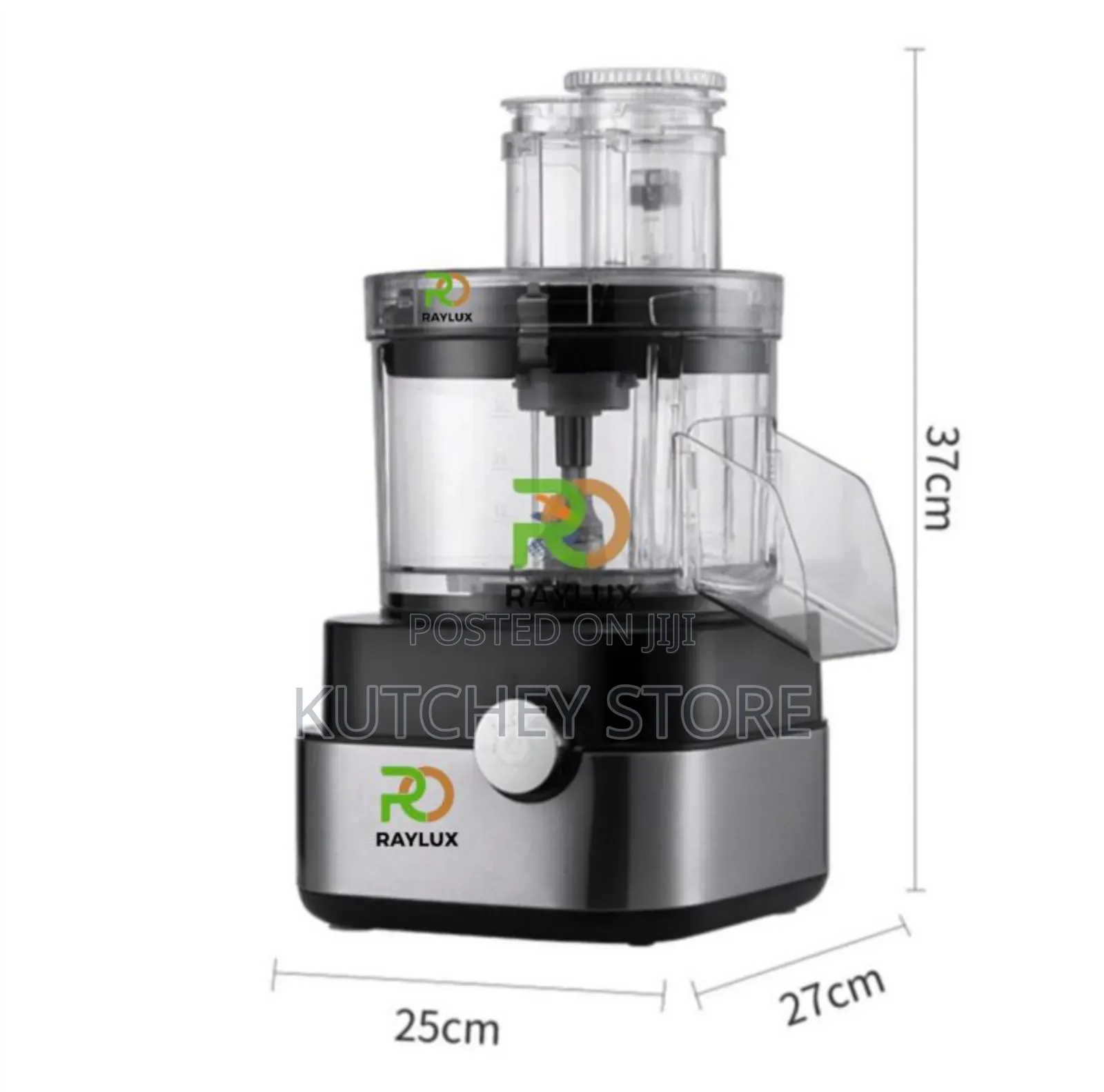 Raylux 5l Commercial Food Processor, Yam-pounder Dough-maker