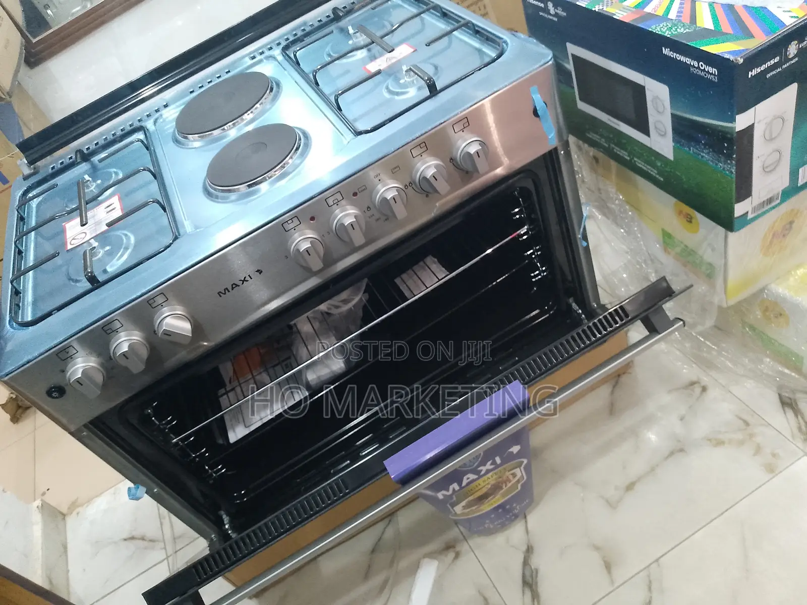 Advanced Maxi Gas Cooker 60*90 [4+2]Inox