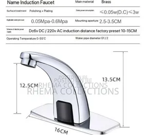 Automatic Sensor Detection Touch-less Water Saving Faucet