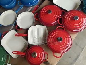 7 Set Quality Cast Iron Pots