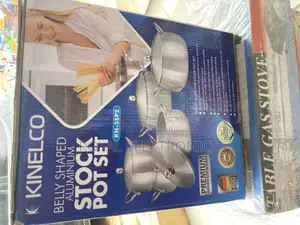 Kinelco Stock Pot Set (Premium Grade Cookware)