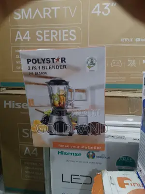 Polystar 2in1 1.5l Food Processor Electric Blender Pv-Bl509g