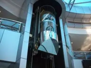 7 Floors 7 Stops 450kg Stainless Steel 6 Commercial Elevator