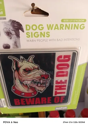 Dog Warning Signs