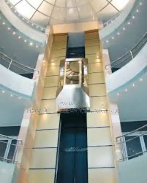 Ti-Gold Frame Four Side Sightseeing Commercial Elevator
