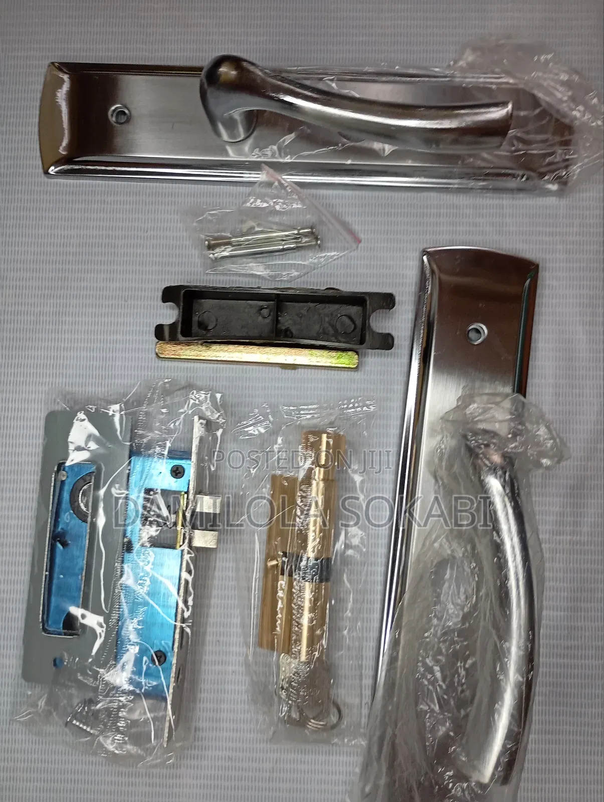 Matte Stainless Steel Original Handle With Lock and Key Set