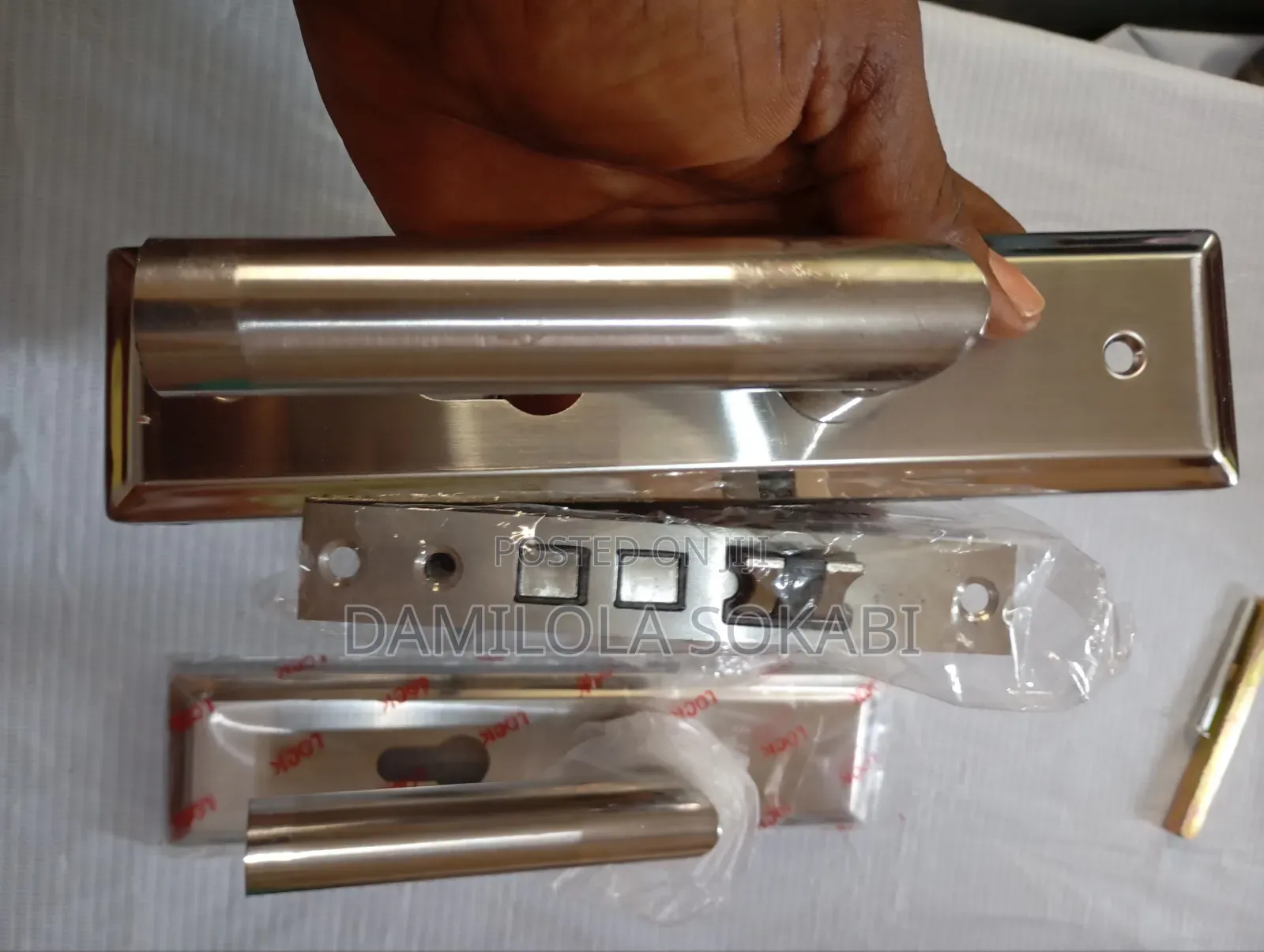 Matte Stainless Steel Original Handle With Lock and Key Set