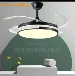 Exclusive Crystal Light Fan
