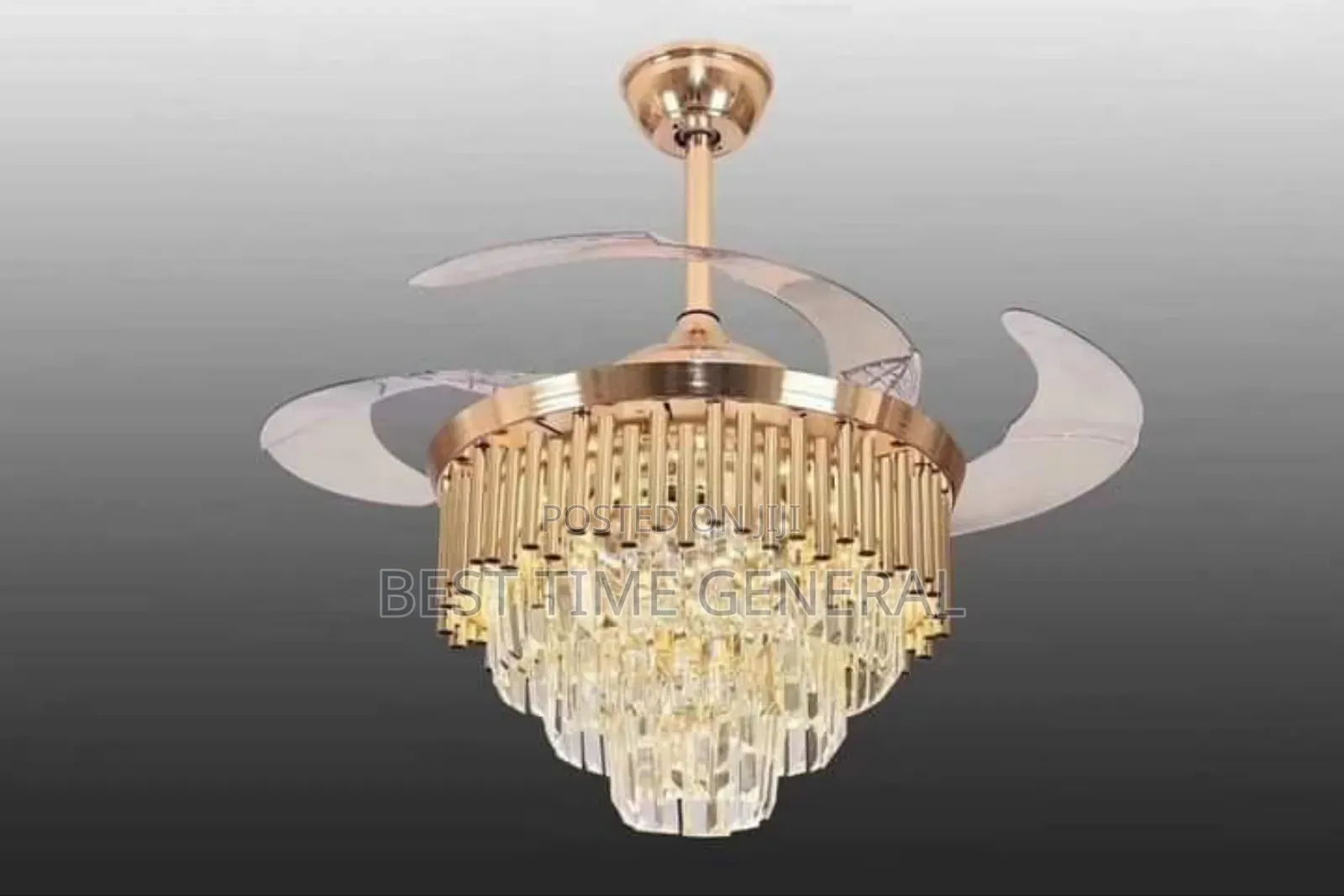 Exclusive High Quality Crystal Light Fan