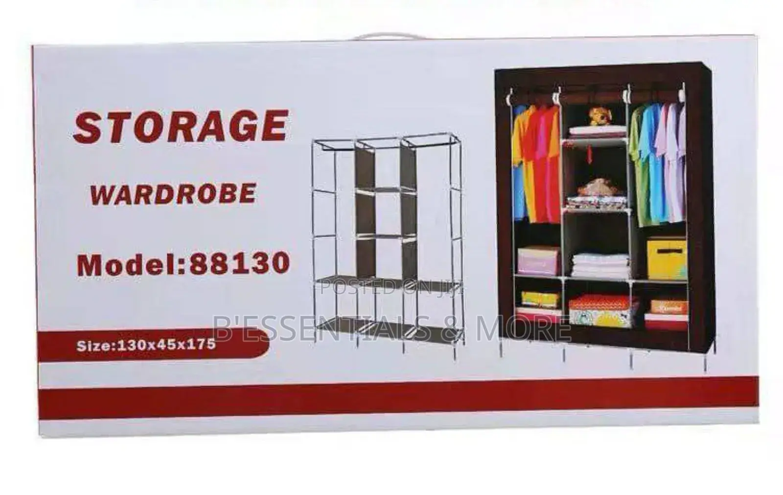 Classy 3 Column Mobile Wardrobe