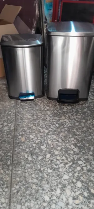 Square Stainless Pedal Bin