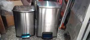Square Stainless Pedal Bin